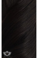 Brown Black - Luxurious 24" Silk Seamless Clip In Human Hair Extensions 280g